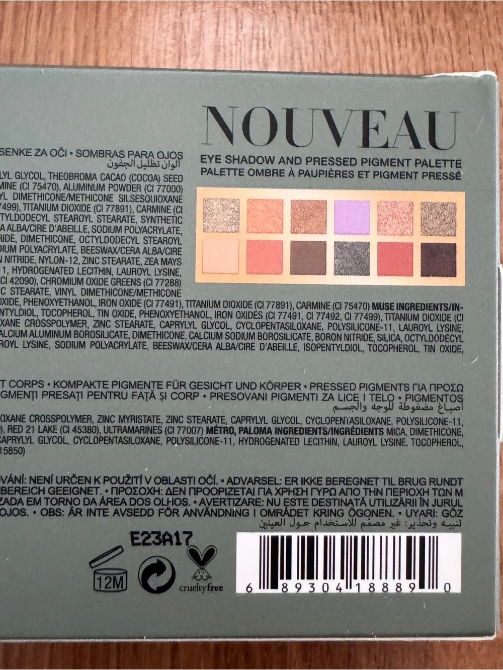 Anastasia Beverly Hills Nouveau All-in-one Eyeshadow And Pressed Pigment Palette